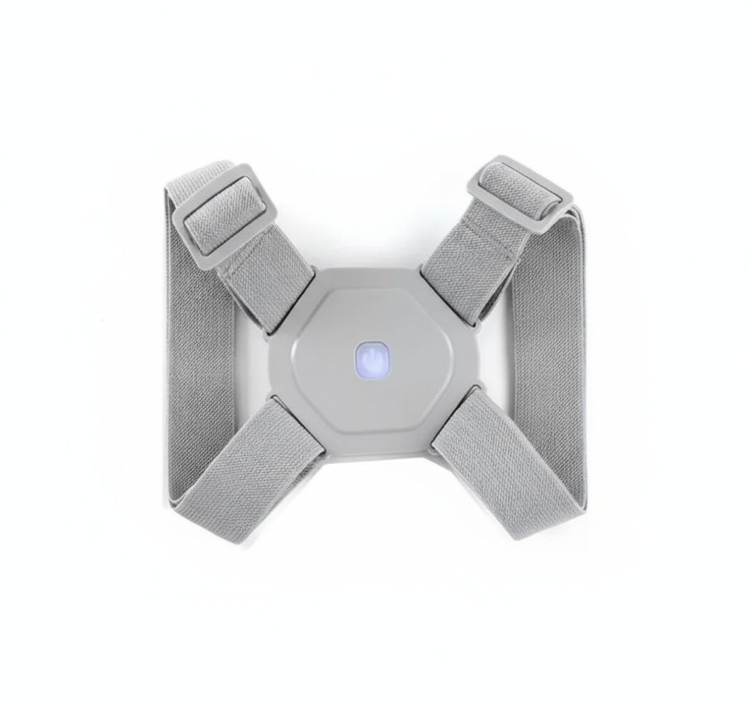 Corrector de Postura Inteligente con Sensor de Vibración - Recargable USB - Ajustable Adultos y Niños